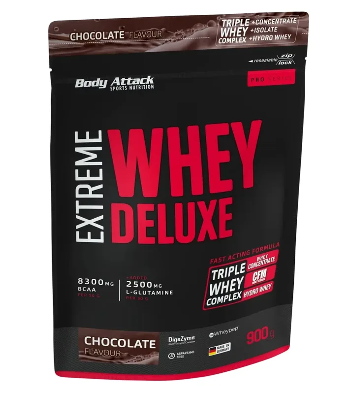 Body Attack Extreme Whey Deluxe (900g Beutel)