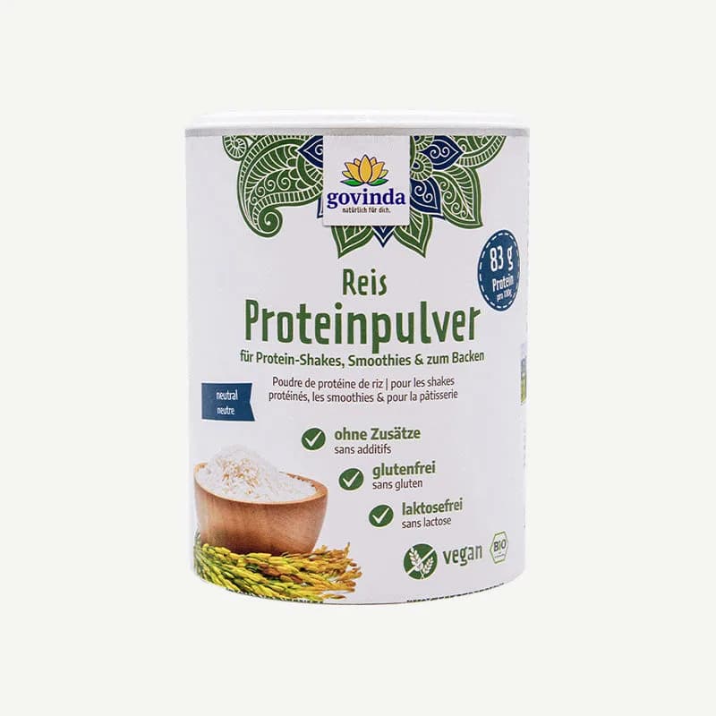 Govinda Reis-Proteinpulver
400 g